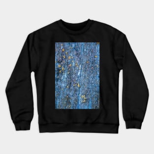 Wood texture of rotten tree trunk, close-up, texture, background Crewneck Sweatshirt